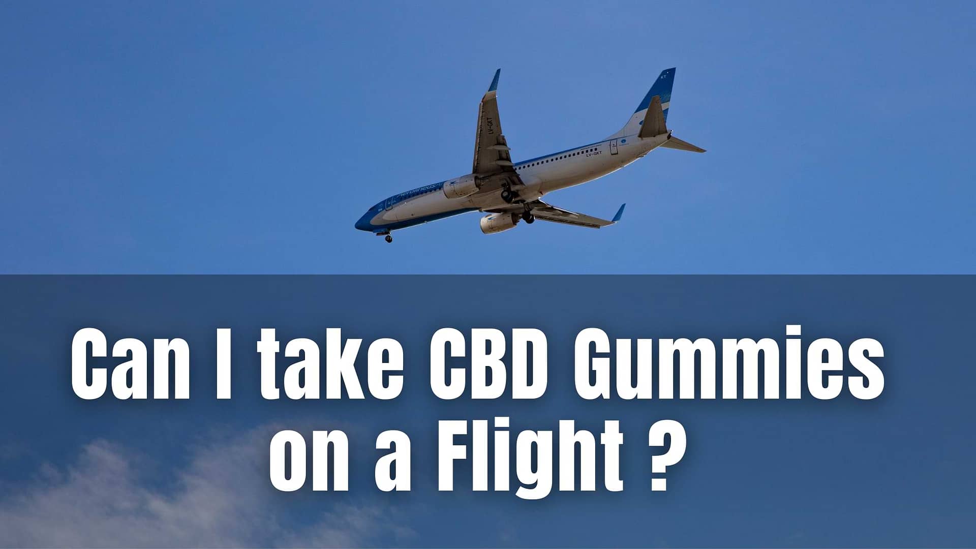 Can I bring CBD gummies on a flight ?