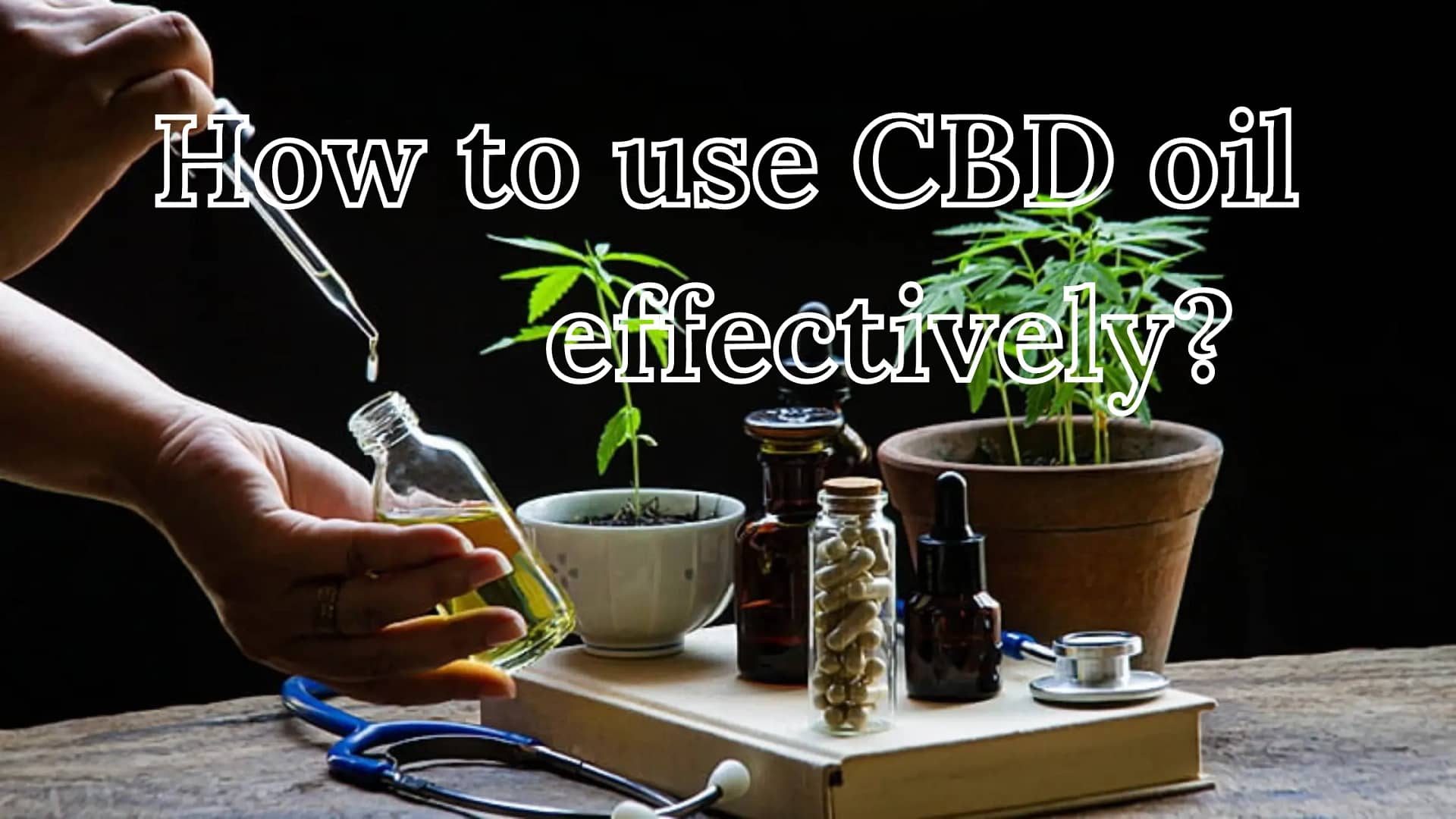 how to use cbd oil